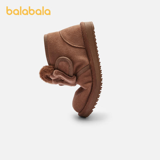 巴拉巴拉童鞋儿童雪地靴加绒加厚棉靴男童棉鞋冬季靴子动物造型萌 商品图2