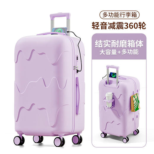 【大容量雪糕行李箱】28寸结实耐用加厚 20寸24密码旅行拉杆皮箱子 国庆假期出游  商品图8