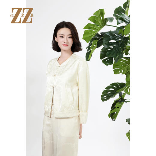 佐尔美秋季上新 优雅新中式国风气质上衣外套女M51SY10 商品图1