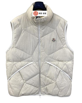 中性款不规则菱格羽绒马甲背心018
