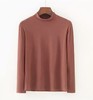 【孤品捡漏】微脏G04徳绒咖色半高领打底衫-喜出 商品缩略图1