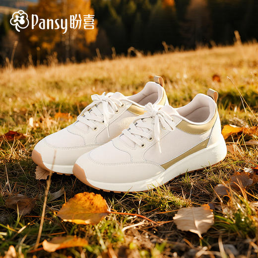 Pansy盼喜日本女鞋轻便舒适透气百搭休闲运动鞋HD4268 商品图0