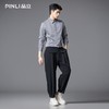 PINLI品立2025秋季新款男士修身商务格子长袖衬衫打底休闲衬衣潮GD253113055 商品缩略图4