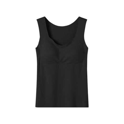 断码 官网499！华家氨基酸裸感珍珠纱免穿文胸一体式固定杯无痕背心女内搭外穿吊带打底 商品图5