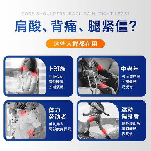【学生/上班族/老年人必备款！】Breathy舒筋草热感膏，0激素、0酒精、0辣椒素，安全温和无副作用！ 商品图1
