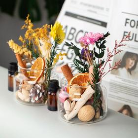 大颗花材，无碎渣🌹🍑【干花精油香薰】附精油，让生活遇见温柔芬芳~玫瑰、蜜桃味，它更含蓄、更贴近自然，一点点渗透进空气里，也揉进了日常的缝隙中~疲惫的时候，闻见它的味道；读书的时候，它在旁边悄悄绽放