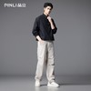 PINLI品立2025秋季新款男士褶皱设计感休闲长裤潮牌直筒伞兵裤子GD253117074 商品缩略图2