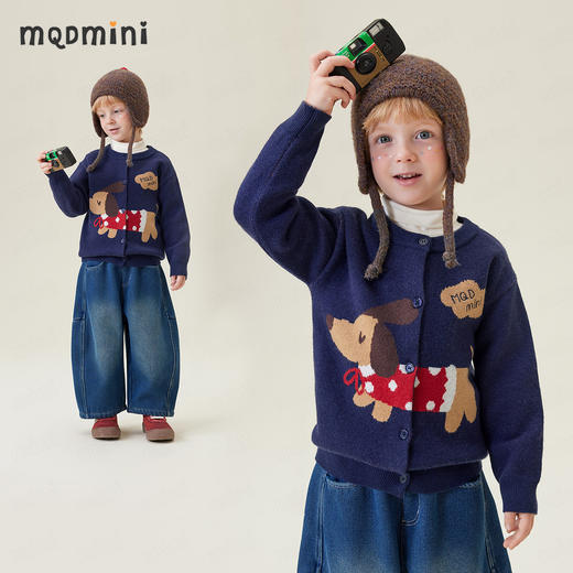 【90-130】【MQDmini】男女童针织开衫毛衣 商品图3