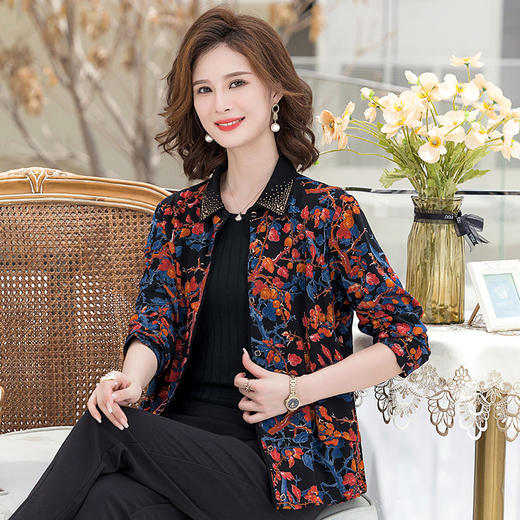 W577-18182-60-108妈妈装秋 商品图0