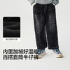 巴拉巴拉balaOne童装男童裤子儿童牛仔裤2025秋冬新款加绒直筒裤 商品缩略图3