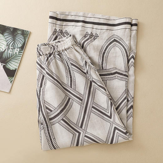 GYH 2897简约休闲薄款宽松阔腿裤 商品图2