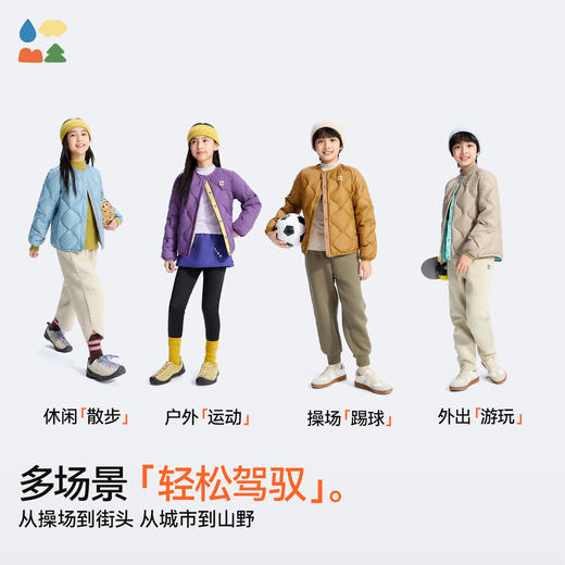 【儿童葫芦轻羽绒】森林棠25秋款轻量保暖内搭可外穿纽扣撞色羽绒服80932515 商品图4