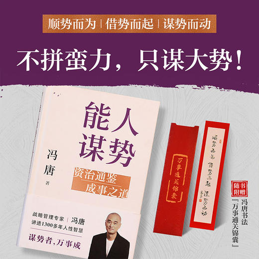 【专享贴纸】能人谋势：资治通鉴成事之道 冯唐 商品图7