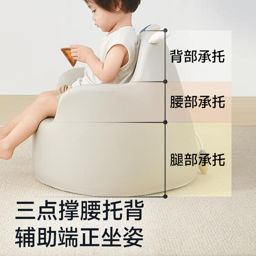 【冬日暖拥】曼龙mloong儿童沙发婴儿可爱卡通女孩男孩宝宝阅读小沙发坐凳太空舱座椅 商品图3
