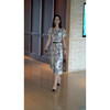 丁摩 轻奢气质连衣裙夏季新款法式浪漫高级感中长款提花裙子5ZF-06423 商品缩略图3