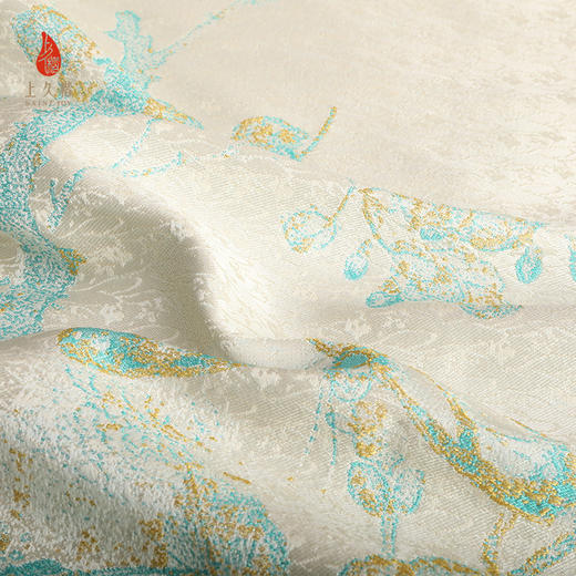 上久楷新中式单面宋锦马甲新款中国风无袖耋算京垓册CY1045203011 商品图6