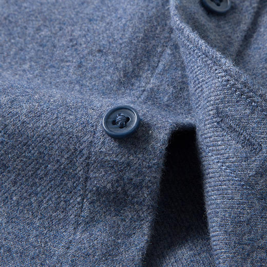 罗蒙秋冬长袖衬衫男士莫代尔棉吸湿透气柔软舒适日常百搭长袖衬衣 商品图12