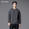 PINLI品立2025秋季新品纯色百搭圆领卫衣潮牌宽松休闲套头男上衣GV253109030 商品缩略图2