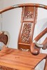 红桥红  家具严选  缅甸花梨(大果紫檀）  【木面 王款 麒麟纹交椅】 商品缩略图2
