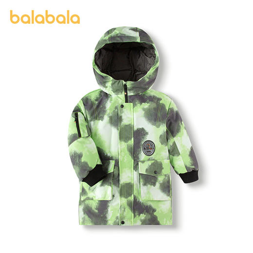 巴拉巴拉童装儿童羽绒服男童冬装连帽外套加厚保暖上衣流行舒适潮 商品图4