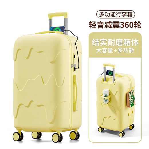 【大容量雪糕行李箱】28寸结实耐用加厚 20寸24密码旅行拉杆皮箱子 国庆假期出游  商品图6