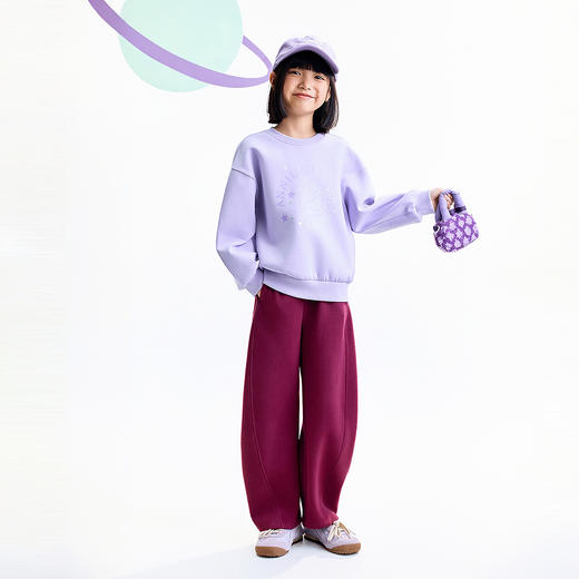 【实体店同款】女童圆领卫衣秋季新款安奈儿童装AG531003 商品图3