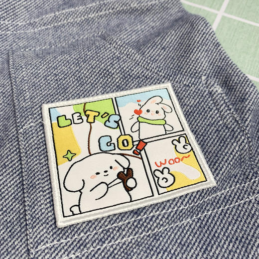 Cucutas男婴童连体服CY25AUW226牛仔蓝66#-90# 商品图5