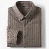 【全棉】罗蒙秋冬长袖条纹衬衫男士纯棉保暖柔软百搭休闲商务通勤长袖衬衣 商品缩略图10