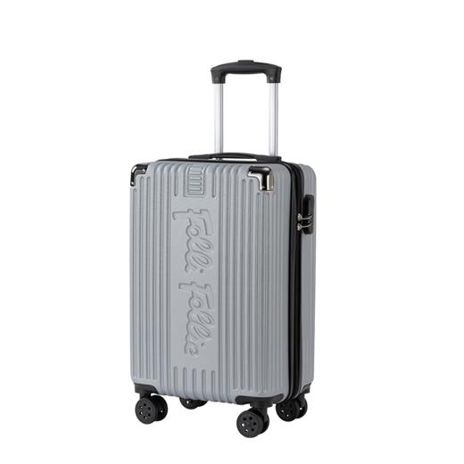 FolliFollie时尚FF竖条纹包角拉杆箱20英寸银灰色FF-Y107A 商品图5