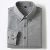 【全棉】罗蒙秋冬长袖衬衫男士纯棉保暖舒适易打理简约领尖小扣时尚衬衣 商品缩略图10
