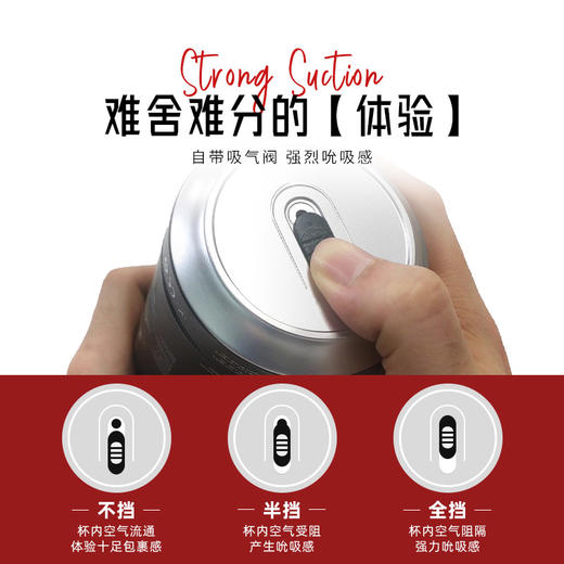 Blush 嗨啤飞机杯男用手动自慰器倒模硅胶不用润滑油成人用品 商品图1