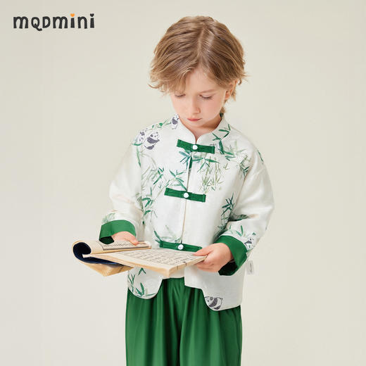 【新中式两件套】【90-140】【MQDmini】男童春秋汉服套装 商品图9