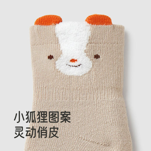 【商场同款】英氏儿童袜子毛巾袜宝宝地板袜秋冬保暖舒适亲肤新款 商品图3