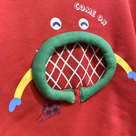 Cucutas男幼童长袖卫衣CY25AUW504橙红/米白90#-120# 商品图7