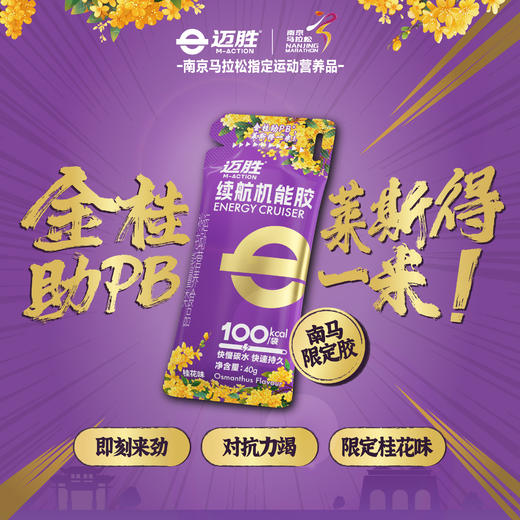 【新口味上市-桂花味】迈胜续航机能胶 商品图0