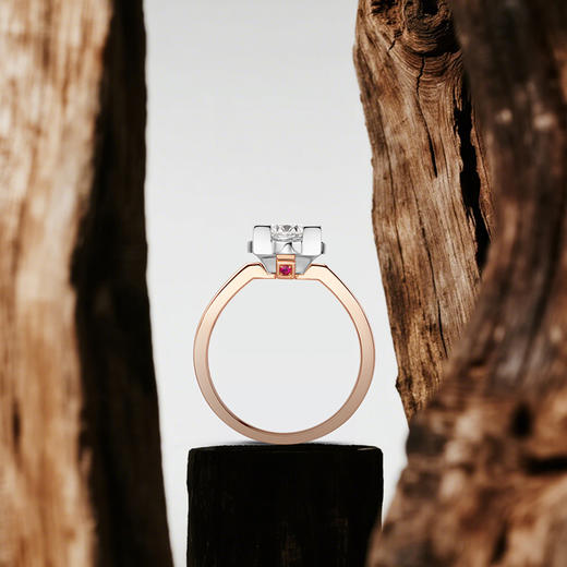 ［东方爱意系列］18K金钻石戒指#守 商品图2