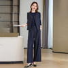 HR HBLJRA1197圆领马甲气质时尚洋气阔腿裤三件套 商品缩略图0