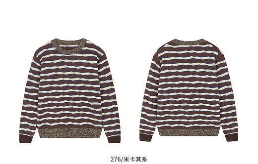 jnby  25年秋款  长袖套头针织衫  1P9312800 商品图6