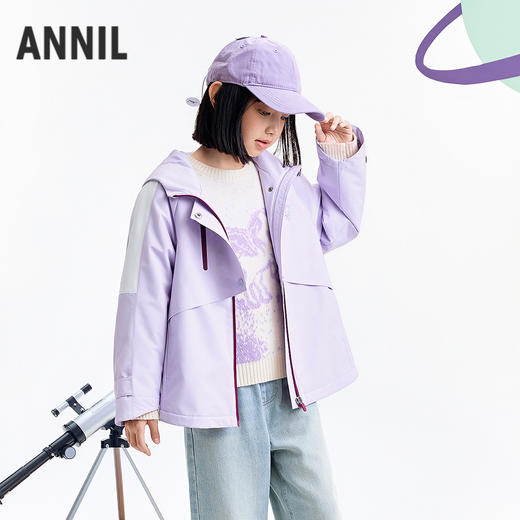 【实体店同款】女童梭织外套冬季新款安奈儿童装AG545330 商品图2