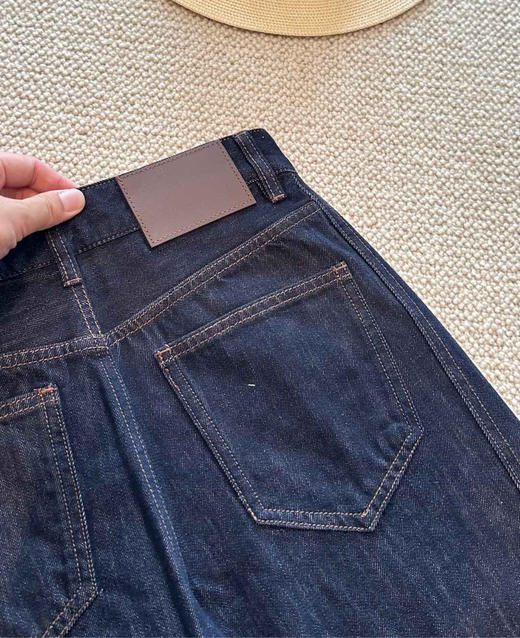 Moco25秋新款弯刀牛仔裤082608 商品图10
