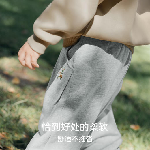 【宝宝服饰】嫚熙童装儿童卫裤2025新款秋季男女童裤子 商品图2