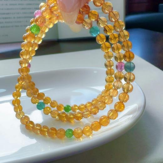 4.7mm多圈黄碧玺手串 商品图6