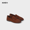 和诚行2025秋季复古真皮舒适乐福鞋1830057 商品缩略图0