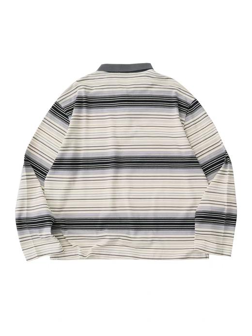 LIVINGTOWN/LT缤纷撞色长袖POLO 商品图4