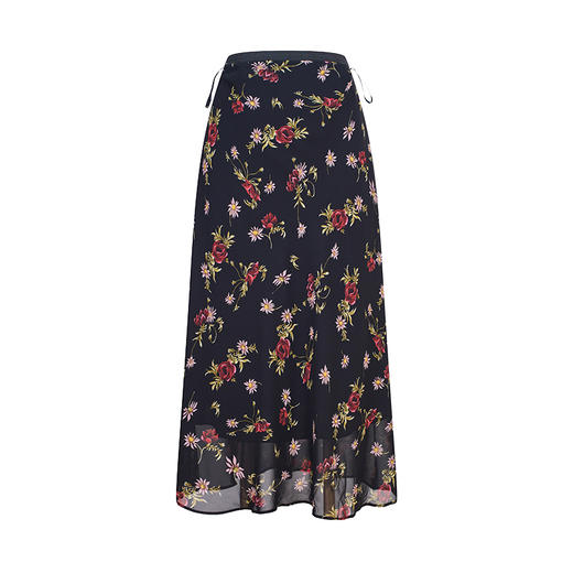 HeyDress斜裁印花修身松紧腰半裙 商品图4