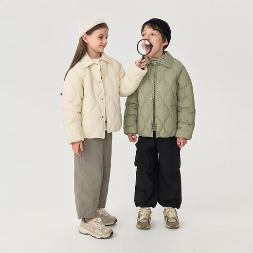 【无氟防泼水】马克珍妮男女童云感超轻羽绒服2025年秋冬新款551627 商品图2