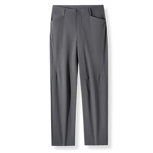 罗蒙春秋男女同款户外休闲裤舒适透气直筒时尚休闲百搭通勤长裤 商品图3