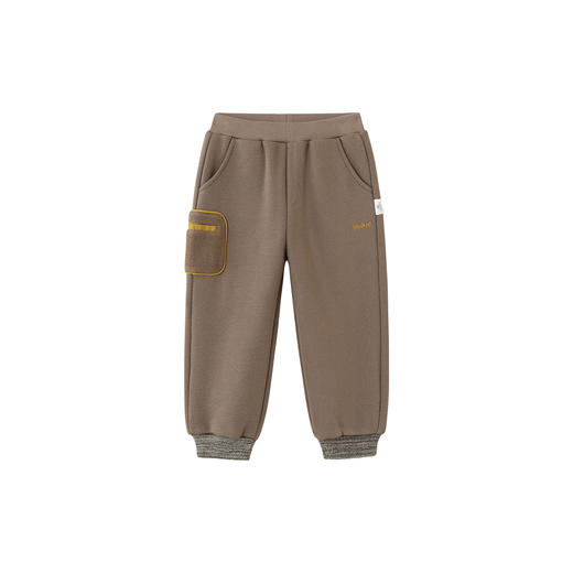 【商场同款】英氏儿童秋冬长裤加绒保暖舒适裤子男童男宝宝新款 商品图4