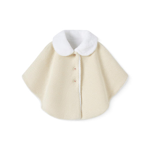 【高定系列】英氏女童秋冬山羊绒A类斗篷披风外搭保暖御寒防风 商品图4