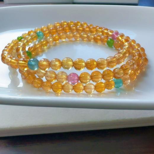 4.7mm多圈黄碧玺手串 商品图1